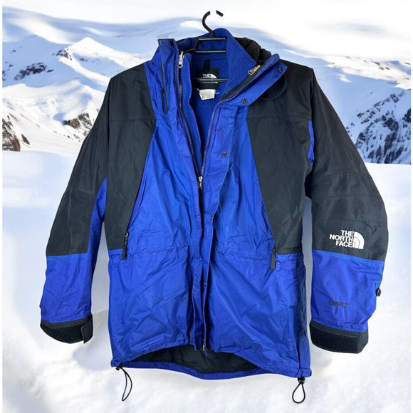 The North Face Other - Vintage The North Face Gore Tex Hooded Coat 3-in-1 Zip Anorak Parka Men's Large